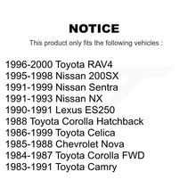 Load image into Gallery viewer, Front Wheel Bearing Pair For Toyota RAV4 Camry Celica Corolla Chevrolet Nova