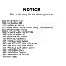 Load image into Gallery viewer, Rear Wheel Bearing Hub Assembly Pair For Buick LeSabre Cadillac Lucerne DeVille