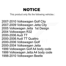 Charger l'image dans la galerie, Rear Wheel Bearing &amp; Hub Assembly Pair For Volkswagen Jetta Beetle Golf Audi TT