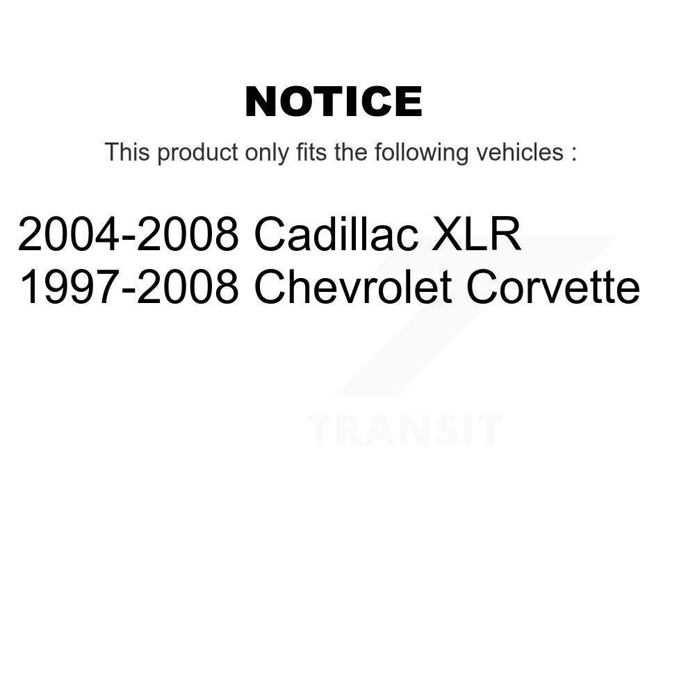 Rear Wheel Bearing And Hub Assembly Pair For Chevrolet Corvette Cadillac XLR