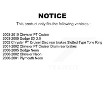 Load image into Gallery viewer, Rear Wheel Bearing Hub Assembly Pair For Chrysler PT Cruiser Neon Dodge Plymouth