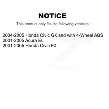 Load image into Gallery viewer, Rear Wheel Bearing And Hub Assembly Pair For Honda Civic Acura EL