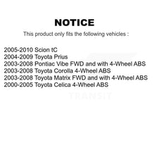 Load image into Gallery viewer, Rear Wheel Bearing And Hub Assembly Pair For Toyota Corolla Prius Matrix Pontiac
