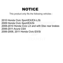 Charger l'image dans la galerie, Rear Wheel Bearing And Hub Assembly Pair For Honda Civic Acura CSX