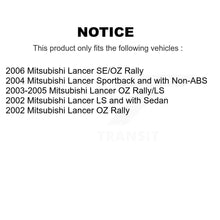 Load image into Gallery viewer, Rear Wheel Bearing And Hub Assembly Pair For Mitsubishi Lancer