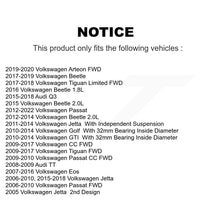 Load image into Gallery viewer, Rear Wheel Bearing Hub Assembly Pair For Volkswagen Jetta Passat Tiguan Beetle R