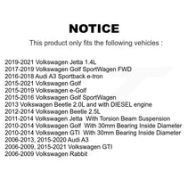 Load image into Gallery viewer, Rear Wheel Bearing &amp; Hub Assembly Pair For Volkswagen Jetta GTI Audi A3 Beetle R
