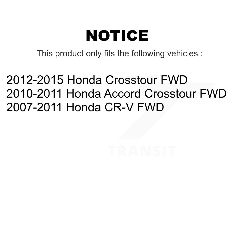 Rear Wheel Bearing And Hub Assembly Pair For Honda CR-V Crosstour Accord FWD