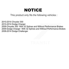 Charger l'image dans la galerie, Rear Wheel Bearing &amp; Hub Assembly Pair For Dodge Charger Chrysler 300 Challenger