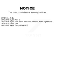 Load image into Gallery viewer, Rear Wheel Bearing And Hub Assembly Pair For Toyota Yaris Prius C Scion iQ