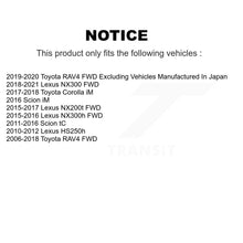 Charger l'image dans la galerie, Rear Wheel Bearing Hub Assembly Pair For Toyota RAV4 Lexus NX200t Scion NX300 tC