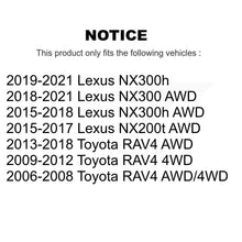 Charger l'image dans la galerie, Rear Wheel Bearing &amp; Hub Assembly Pair For Toyota RAV4 Lexus NX200t NX300 NX300h