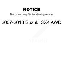 Load image into Gallery viewer, Rear Wheel Bearing And Hub Assembly Pair For 2007-2013 Suzuki SX4 AWD
