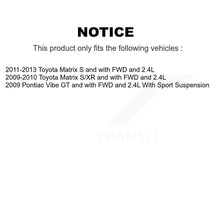 Charger l'image dans la galerie, Rear Wheel Bearing And Hub Assembly Pair For Toyota Matrix Pontiac Vibe