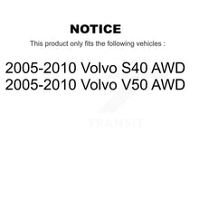 Load image into Gallery viewer, Rear Wheel Bearing And Hub Assembly Pair For 2005-2010 Volvo S40 V50 AWD