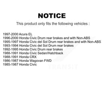 Charger l'image dans la galerie, Rear Wheel Bearing And Hub Assembly Pair For Honda Civic Acura EL del Sol CRX