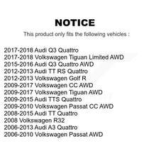 Charger l'image dans la galerie, Rear Wheel Bearing Hub Assembly Pair For Volkswagen Tiguan CC Passat Audi TT Q3