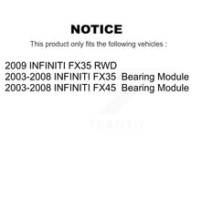 Charger l'image dans la galerie, Rear Wheel Bearing Assembly Pair For Infiniti FX35 FX45 INFINITI