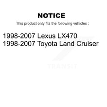 Charger l'image dans la galerie, Rear Inner Wheel Bearing Pair For 1998-2007 Toyota Land Cruiser Lexus LX470