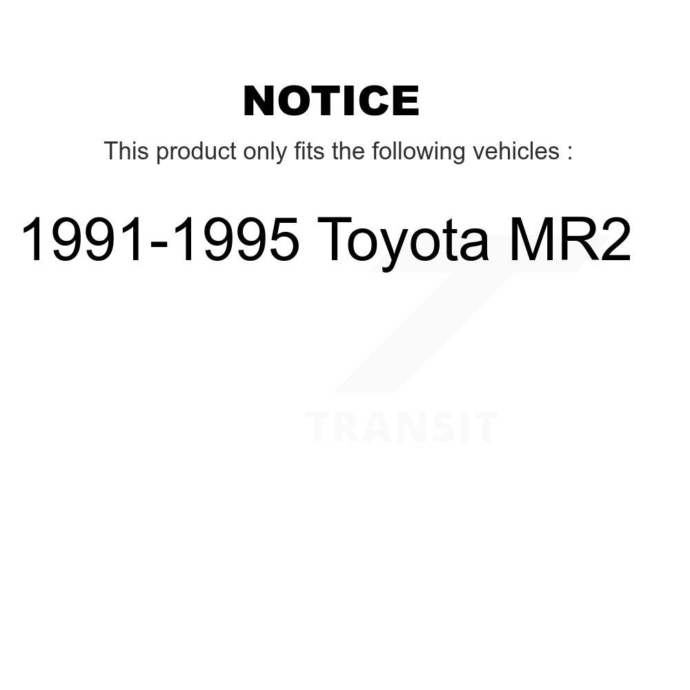 Rear Wheel Bearing Pair For 1991-1995 Toyota MR2