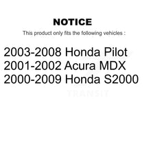 Charger l'image dans la galerie, Rear Wheel Bearing Pair For Honda Pilot Acura MDX S2000