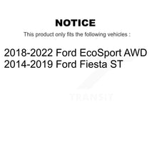 Charger l'image dans la galerie, Rear Wheel Bearing Pair For 2014-2018 Ford Fiesta ST