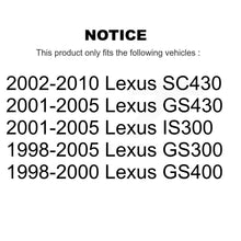 Charger l'image dans la galerie, Rear Wheel Bearing Pair For Lexus SC430 IS300 GS300 GS400 GS430 K70-101065