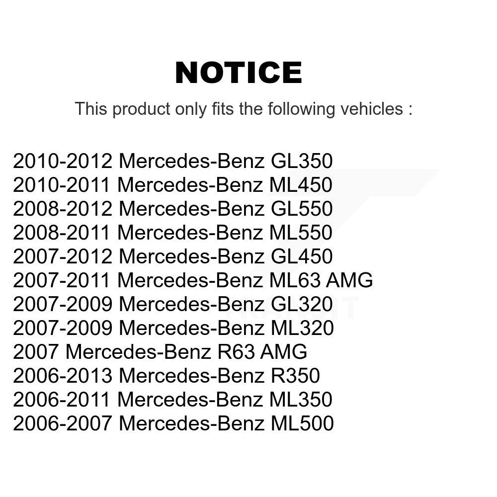 Rear Wheel Bearing Pair For Mercedes-Benz ML350 GL450 R350 GL550 ML500 ML320 AMG