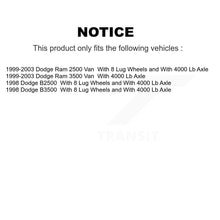 Charger l'image dans la galerie, Front Outer Wheel Bearing And Race Pair For Dodge Ram 3500 Van 2500 B3500 B2500