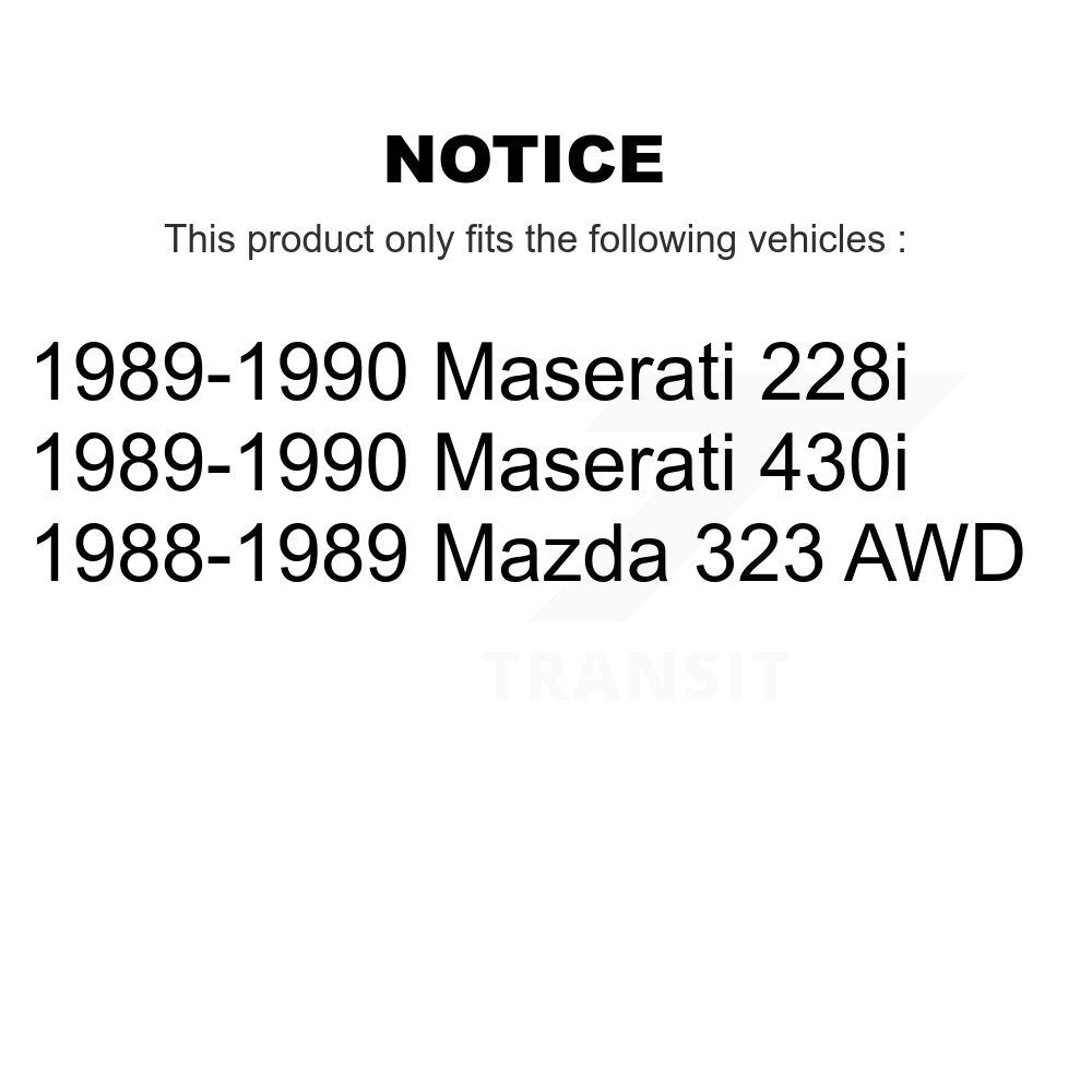 Rear Inner Wheel Bearing And Race Pair For Mazda 323 Maserati 430i 228i