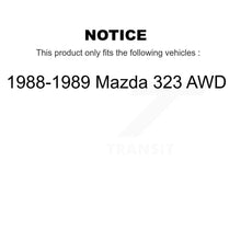 Charger l'image dans la galerie, Rear Outer Wheel Bearing And Race Pair For 1988-1989 Mazda 323 AWD