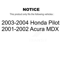 Charger l'image dans la galerie, Front Rear Wheel Bearing Kit For Honda Pilot Acura MDX