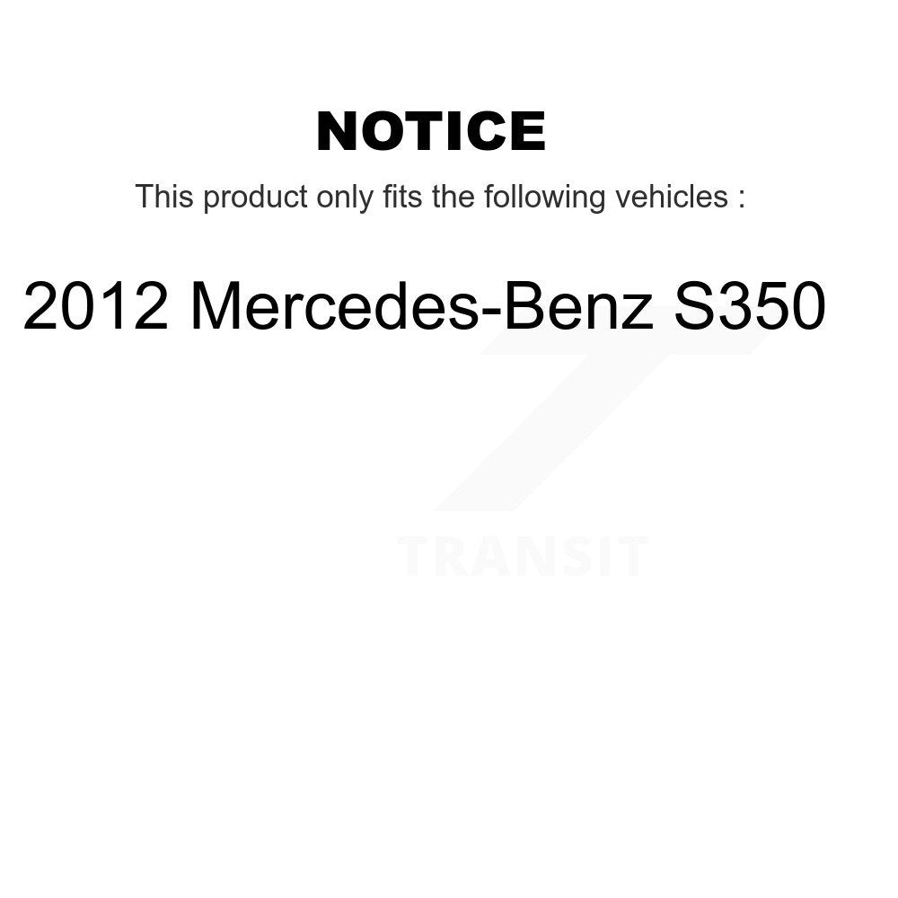 Front Rear Wheel Bearing Kit For 2012 Mercedes-Benz S350