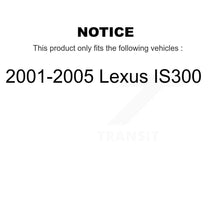 Charger l'image dans la galerie, Front Rear Wheel Bearing Kit For 2001-2005 Lexus IS300