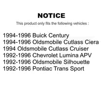 Load image into Gallery viewer, Front Rear Wheel Bearing Hub Assembly Kit For Oldsmobile Cutlass Ciera Buick APV