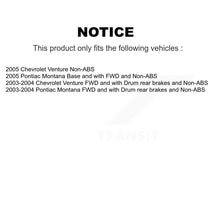 Charger l'image dans la galerie, Front Rear Wheel Bearing Hub Assembly Kit For Chevrolet Venture Pontiac Montana
