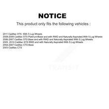 Charger l'image dans la galerie, Front Rear Wheel Bearing &amp; Hub Assembly Kit For Cadillac CTS STS