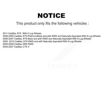 Load image into Gallery viewer, Front Rear Wheel Bearing &amp; Hub Assembly Kit For Cadillac CTS SRX STS