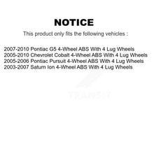 Load image into Gallery viewer, Front Rear Wheel Bearing &amp; Hub Assembly Kit For Chevrolet Cobalt Saturn Ion G5