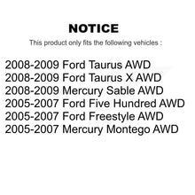 Load image into Gallery viewer, Front Rear Wheel Bearing Hub Assembly Kit For Ford Five Hundred Freestyle Taurus