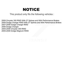 Charger l'image dans la galerie, Front Rear Wheel Bearing Hub Assembly Kit For Chrysler 300 Dodge Charger Magnum