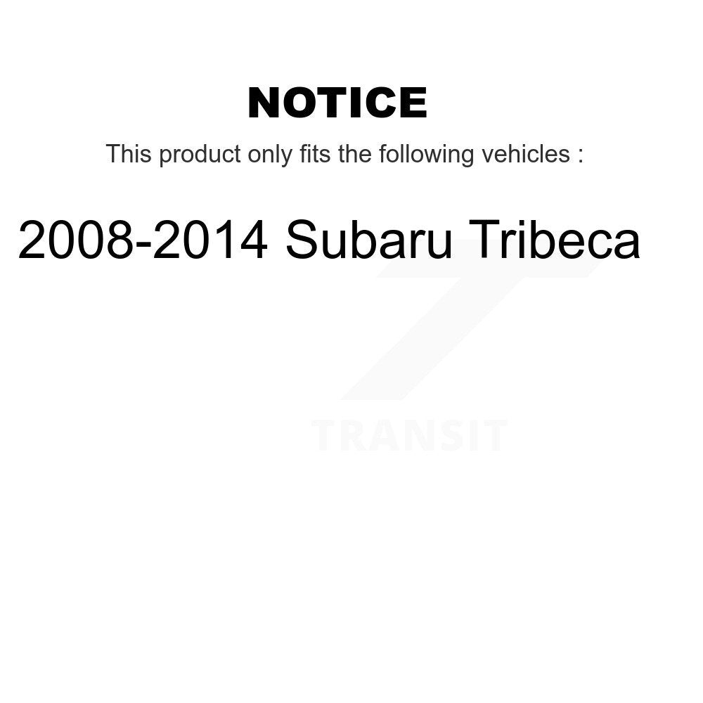 Front Rear Wheel Bearing & Hub Assembly Kit For 2008-2014 Subaru Tribeca