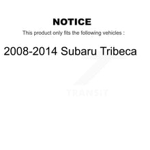 Load image into Gallery viewer, Front Rear Wheel Bearing &amp; Hub Assembly Kit For 2008-2014 Subaru Tribeca