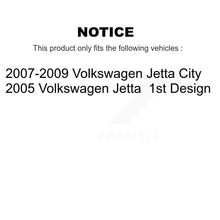 Load image into Gallery viewer, Front Rear Wheel Bearing &amp; Hub Assembly Kit For Volkswagen Jetta City