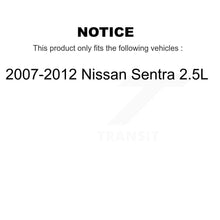 Load image into Gallery viewer, Front Rear Wheel Bearing &amp; Hub Assembly Kit For 2007-2012 Nissan Sentra 2.5L