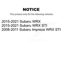 Load image into Gallery viewer, Front Rear Wheel Bearing &amp; Hub Assembly Kit For Subaru Impreza WRX STI