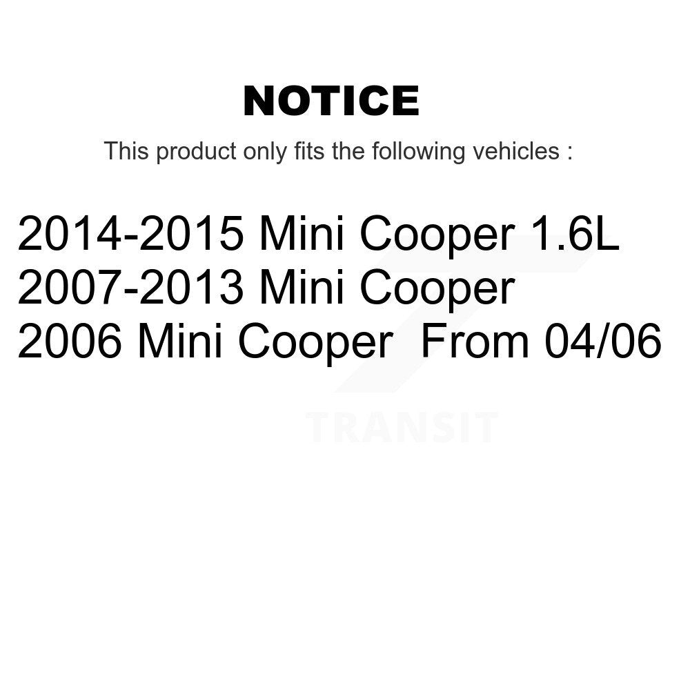 Front Rear Wheel Bearing & Hub Assembly Kit For Mini Cooper