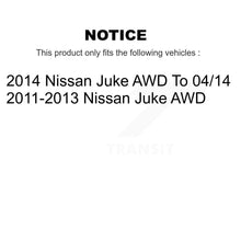 Charger l'image dans la galerie, Front Rear Wheel Bearing &amp; Hub Assembly Kit For Nissan Juke AWD
