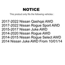 Charger l'image dans la galerie, Rear Wheel Bearing Hub Assembly Pair For Nissan Rogue Sport Select Juke Qashqai