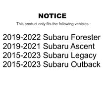 Charger l'image dans la galerie, Rear Wheel Bearing &amp; Hub Assembly Pair For Subaru Outback Legacy Forester Ascent